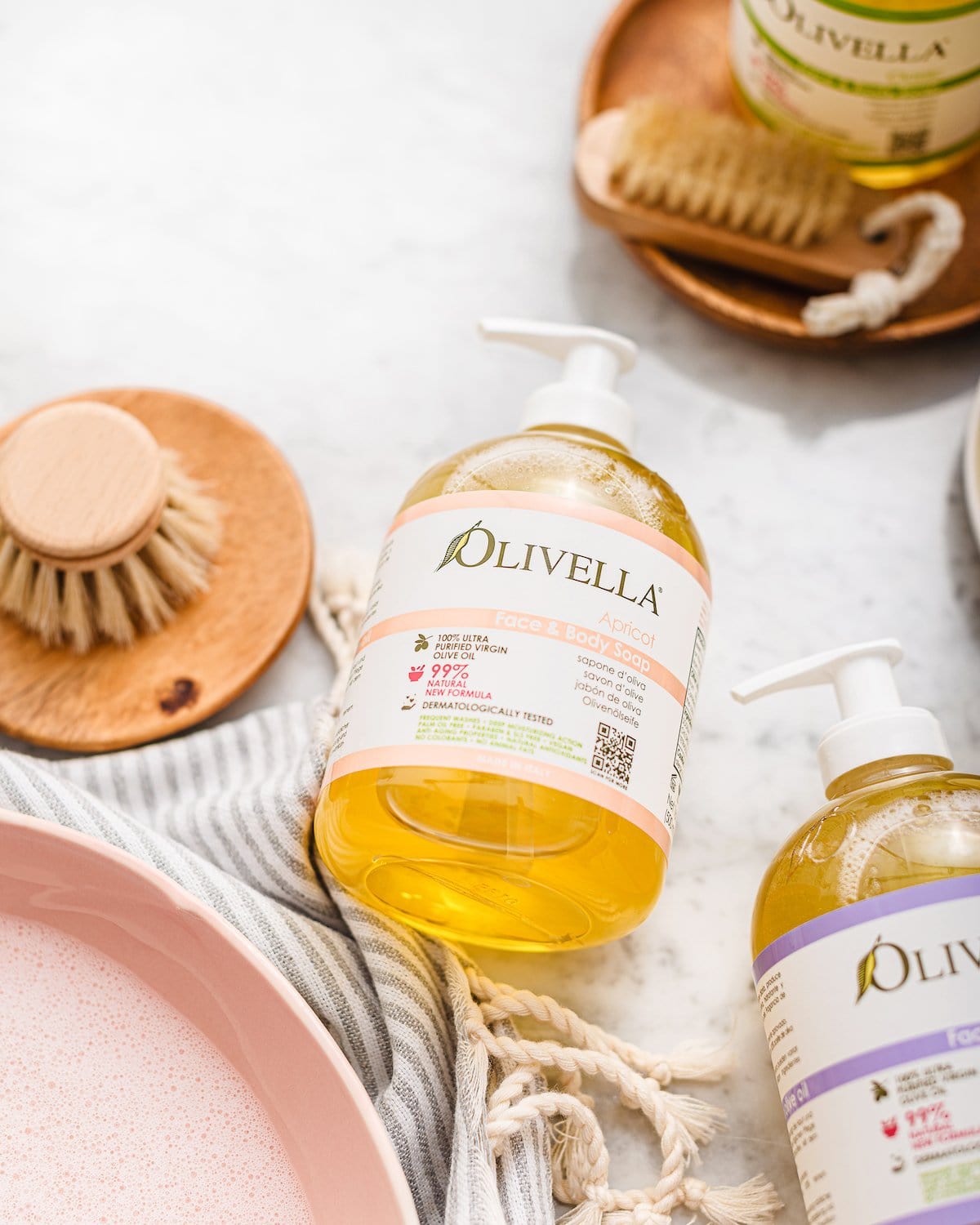 Olivella Face & Body Liquid Soap - Apricot - Olivella Europe