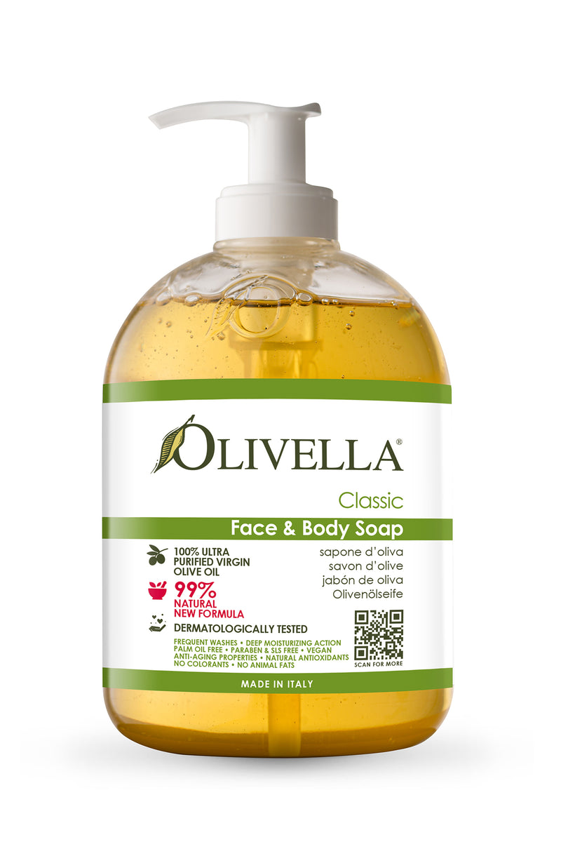 Olivella Face & Body Liquid Soap - Olivella Europe