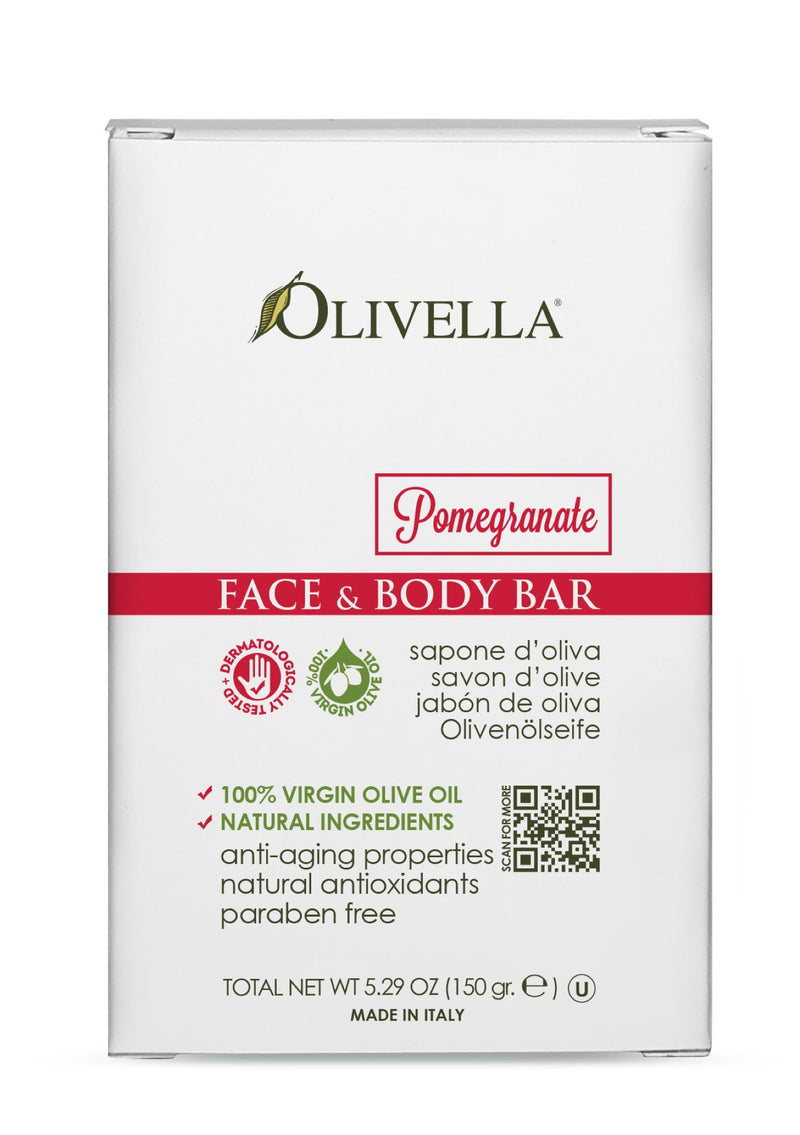 Olivella Bar Soap Pomegranate - Olivella Europe