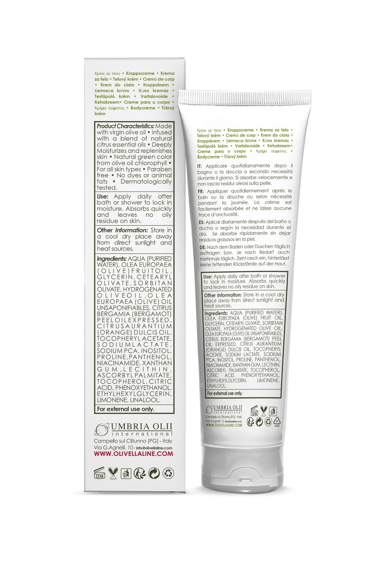 Olivella Body Cream - Olivella Europe