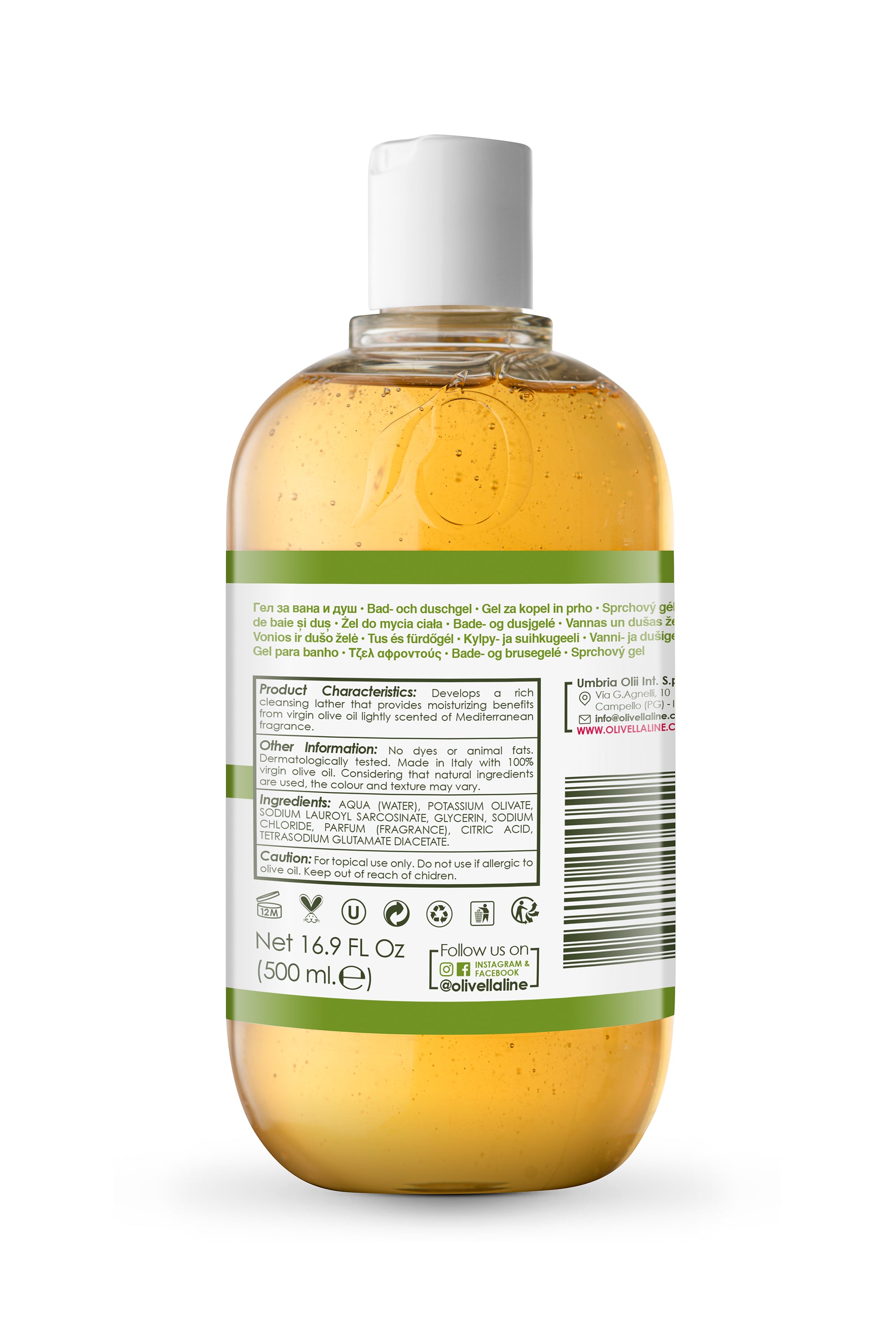 Olivella Bath & Shower Gel - Original - Olivella Europe